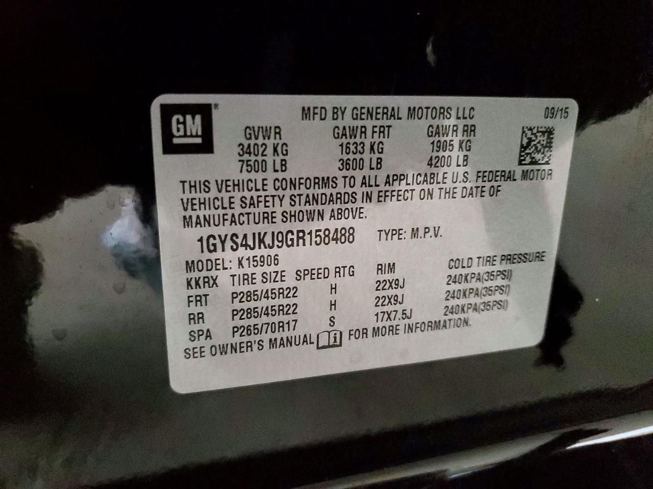 2016 Cadillac Escalade esv Premium