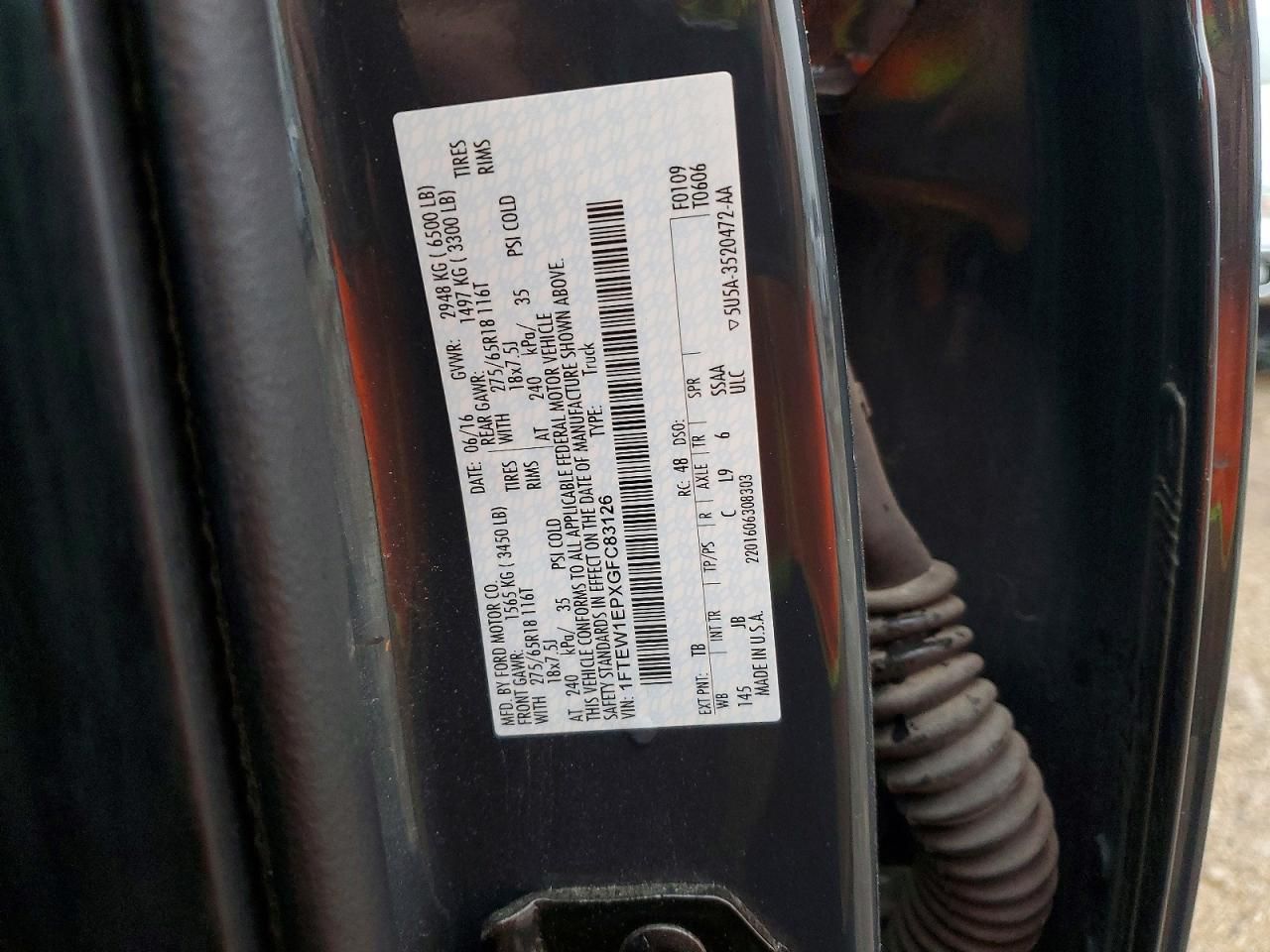 2016 Ford F150 Supercrew