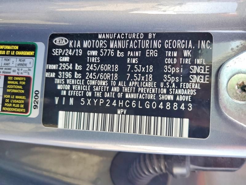 2020 KIA Telluride lx