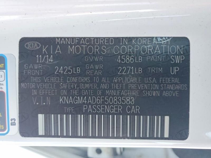 2015 KIA Optima Hybrid