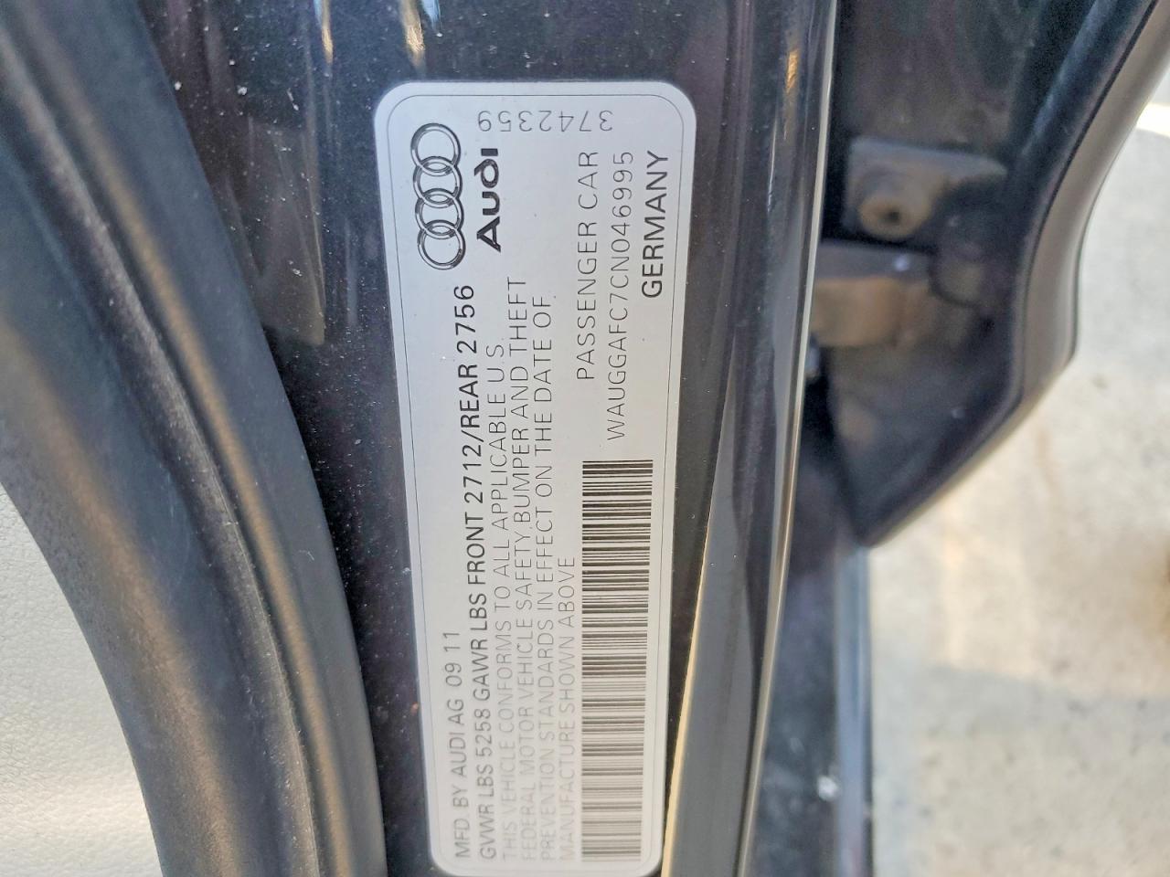 2012 Audi A6 Premium Plus