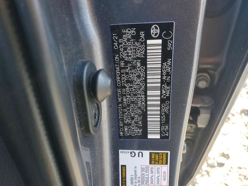 2021 Toyota Prius Prime le