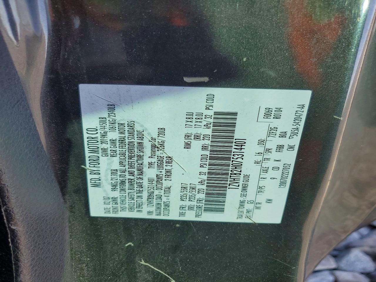 2007 Ford Mustang gt