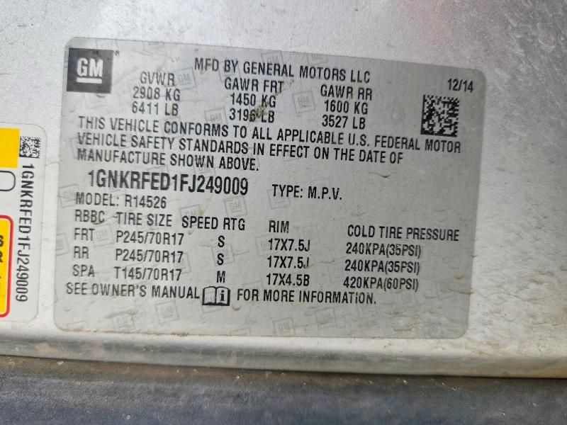 2015 Chevrolet Traverse ls