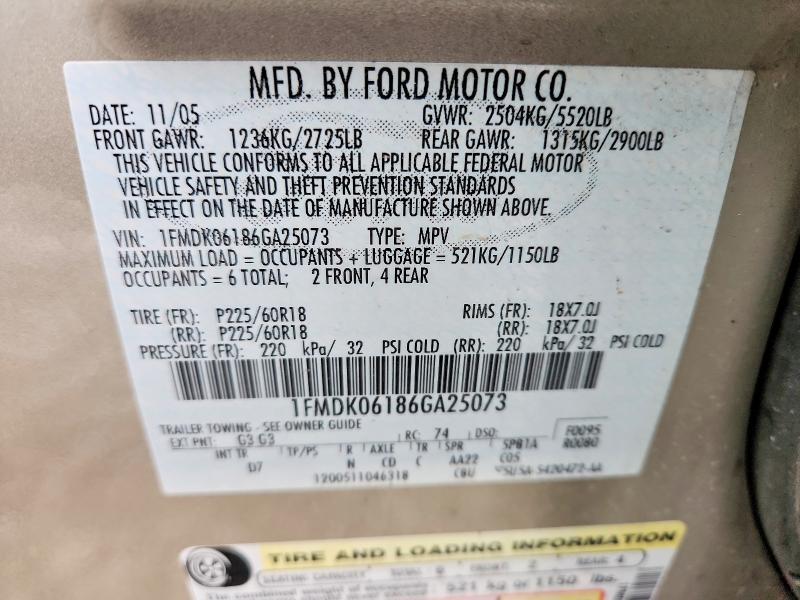2006 Ford Freestyle Limited