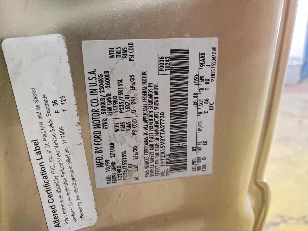 2000 Ford Ranger Super cab