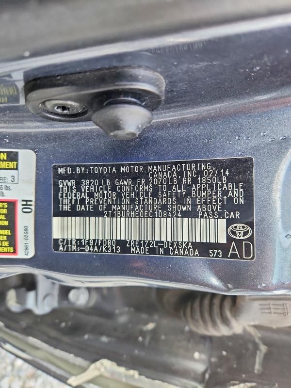 2014 Toyota Corolla l