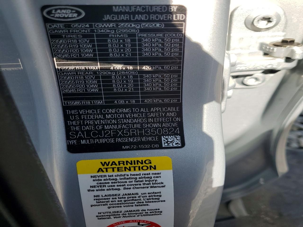 2024 Land Rover Discovery Sport s