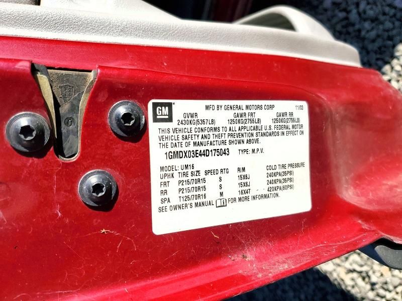 2004 Pontiac Montana