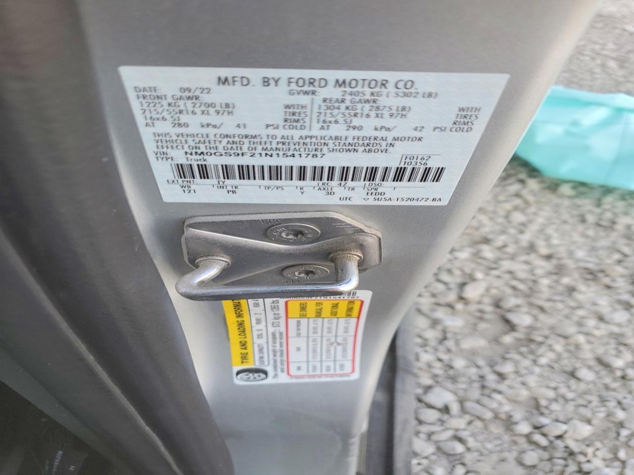 2022 Ford Transit Connect XLT