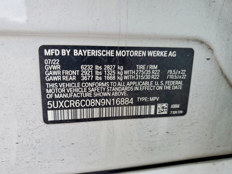 2022 BMW X5 Xdrive40i