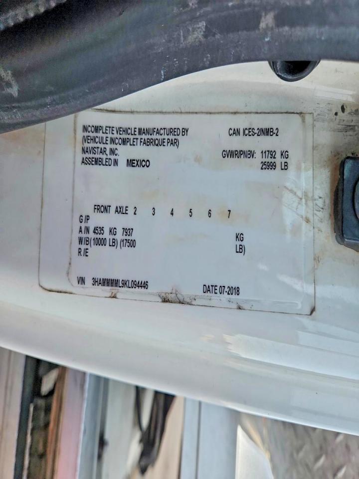 2019 International 4300 BOX Truck
