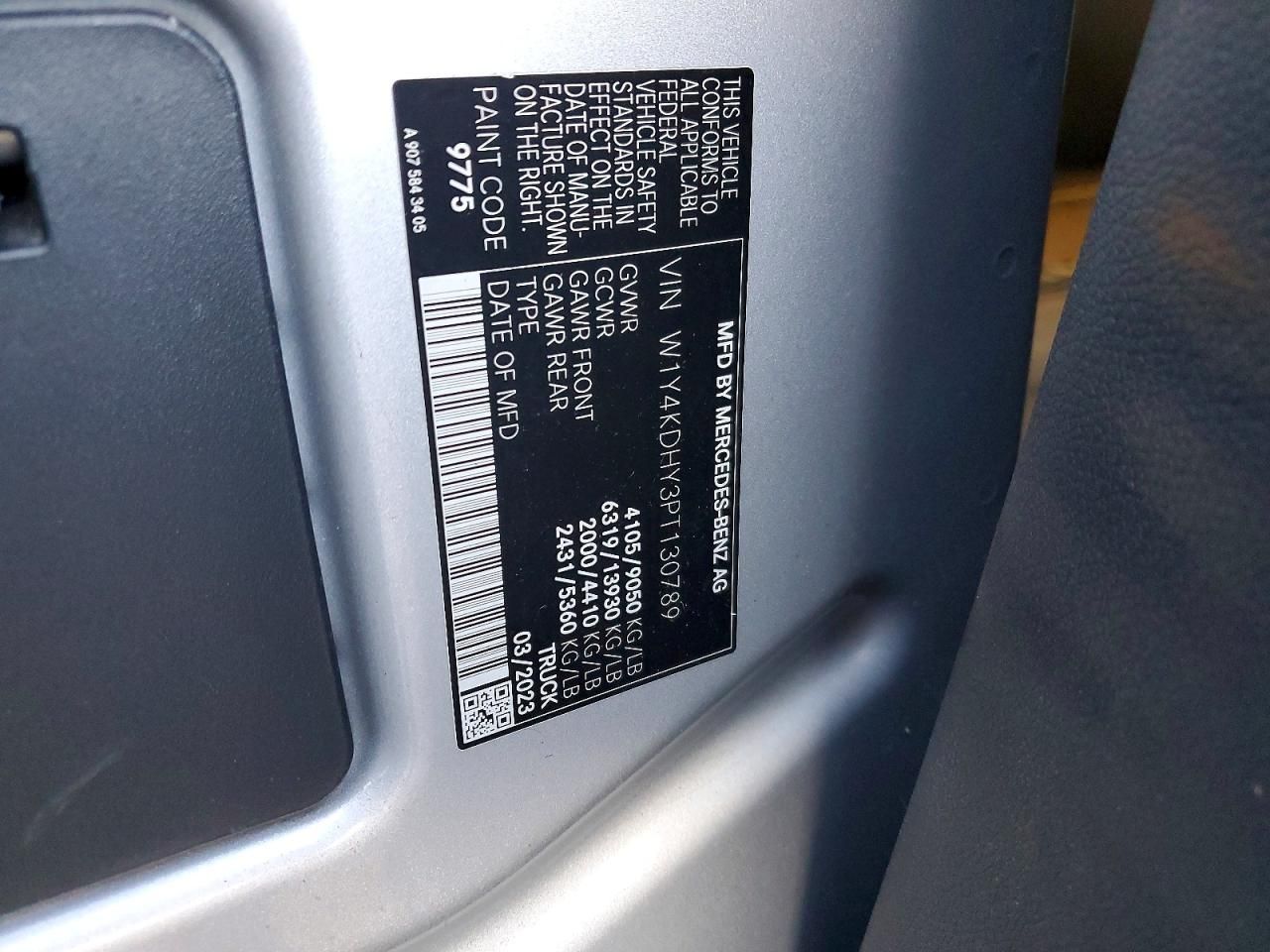 2023 Mercedes-Benz Sprinter 2500