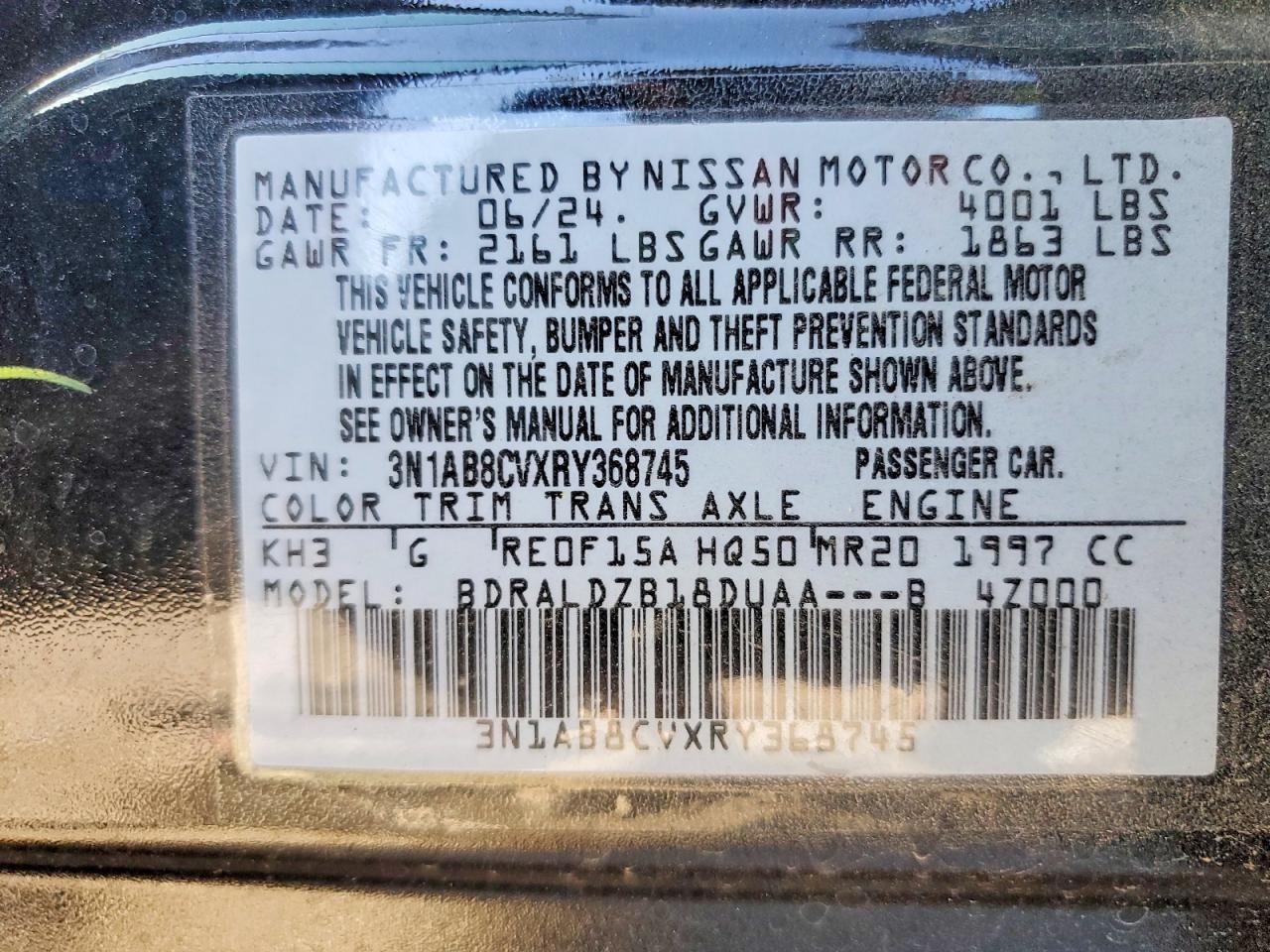 2024 Nissan Sentra sv