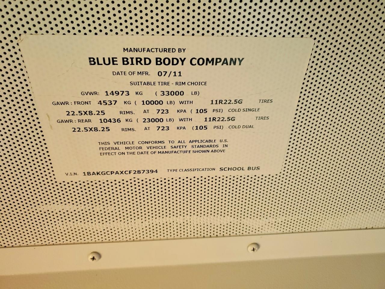 2012 Blub School Bus-School Bus