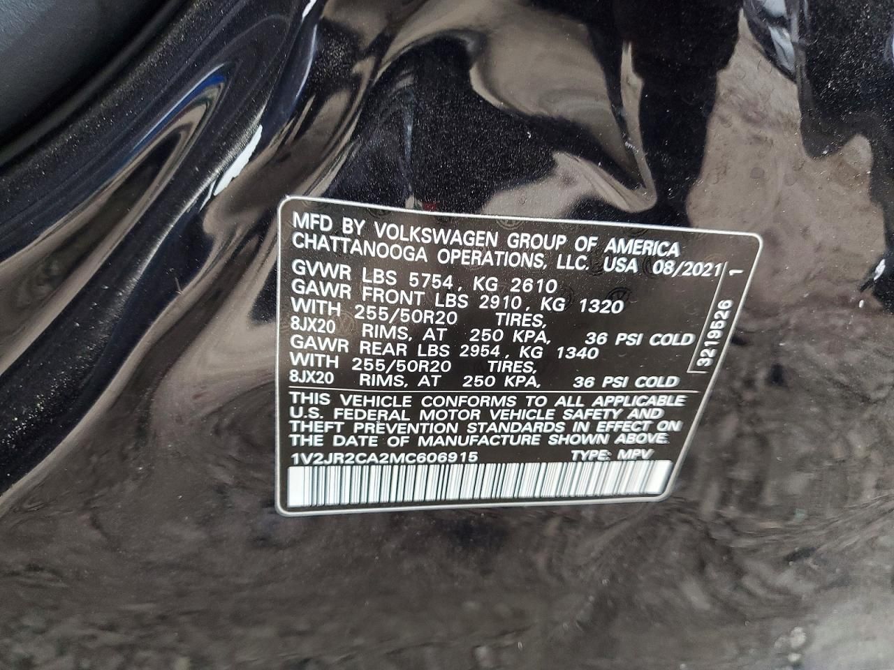 2021 Volkswagen Atlas se