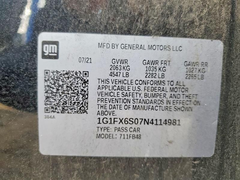 2022 Chevrolet Bolt ev 2LT