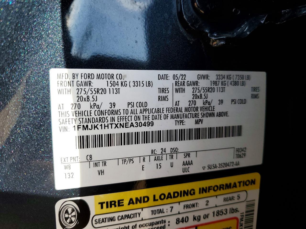 2022 Ford Expedition max xlt