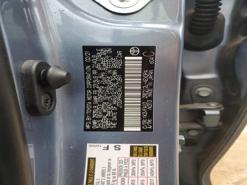 2021 Toyota Corolla l