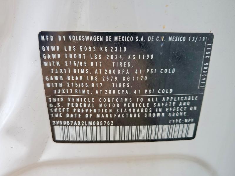 2020 Volkswagen Tiguan s