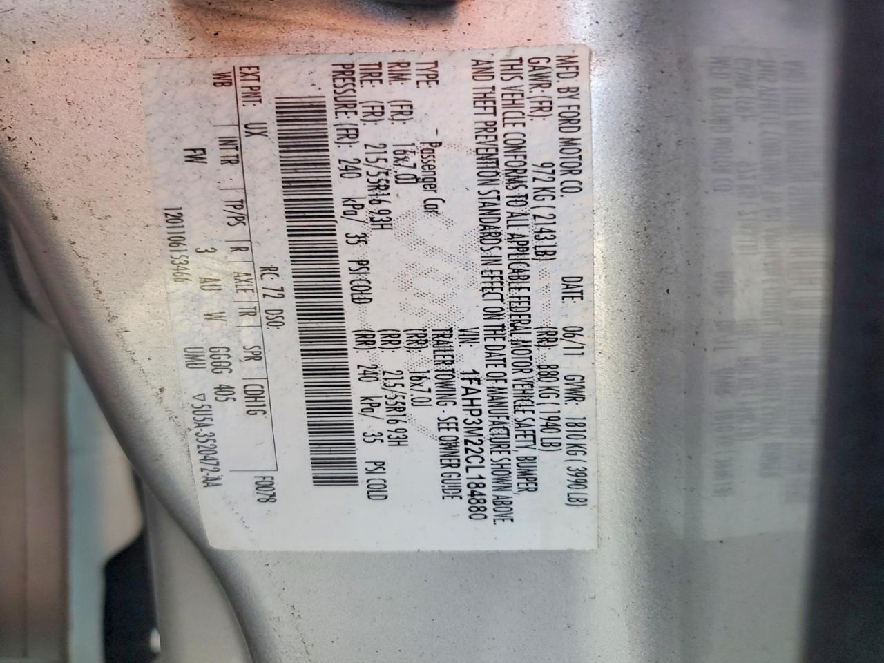 2012 Ford Focus sel