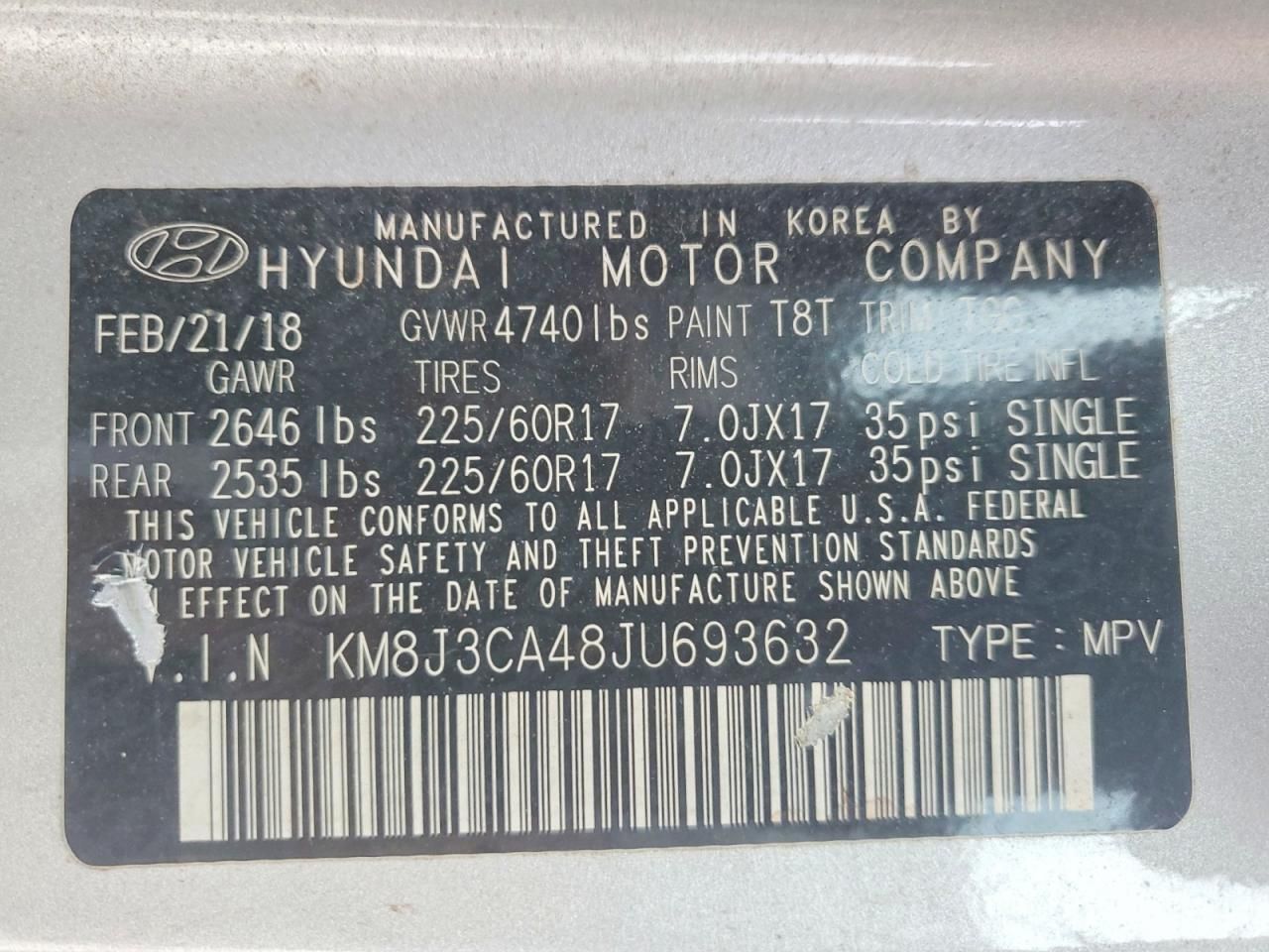 2018 Hyundai Tucson sel