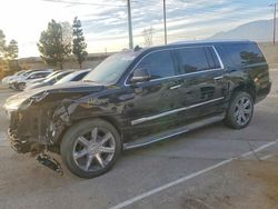 Cadillac Escalade salvage cars for sale: 2016 Cadillac Escalade esv Luxury