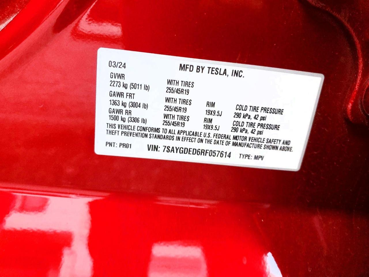 2024 Tesla Model y