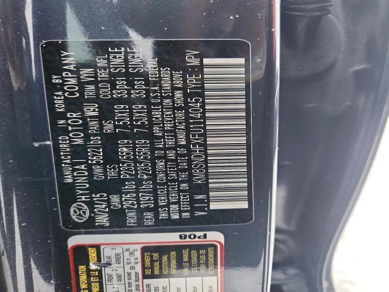 2015 Hyundai Santa fe gls