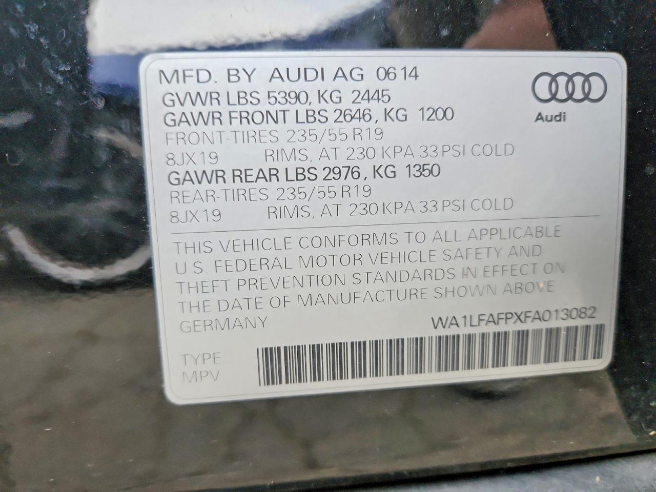 2015 Audi Q5 Premium Plus