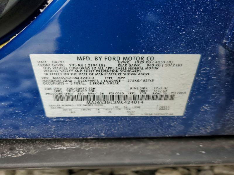 2021 Ford Ecosport se