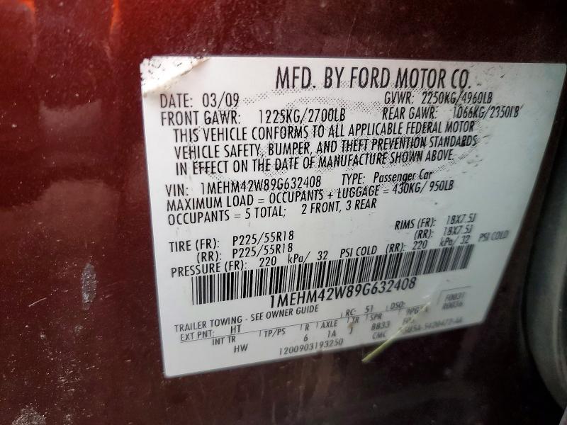 2009 Mercury Sable Premier