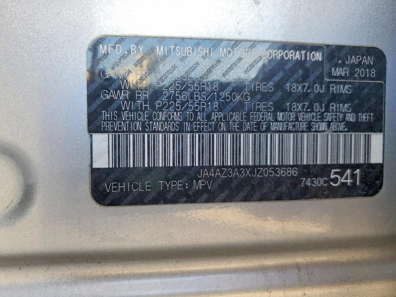 2018 Mitsubishi Outlander se