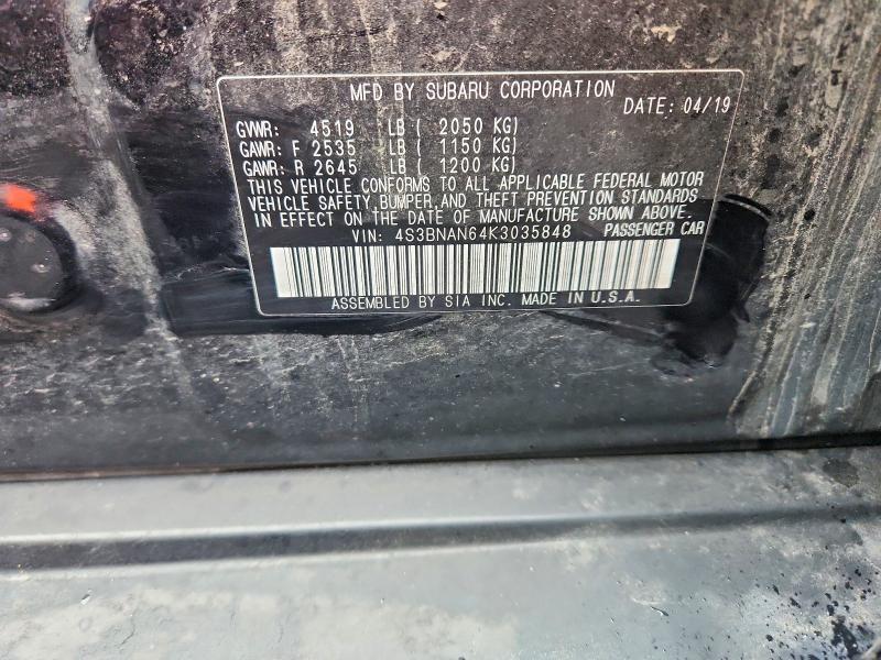 2019 Subaru Legacy 2.5i Limited