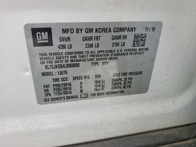 2020 Chevrolet Trax ls