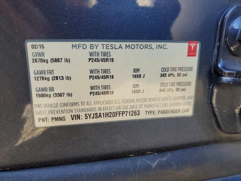 2015 Tesla Model s 85D