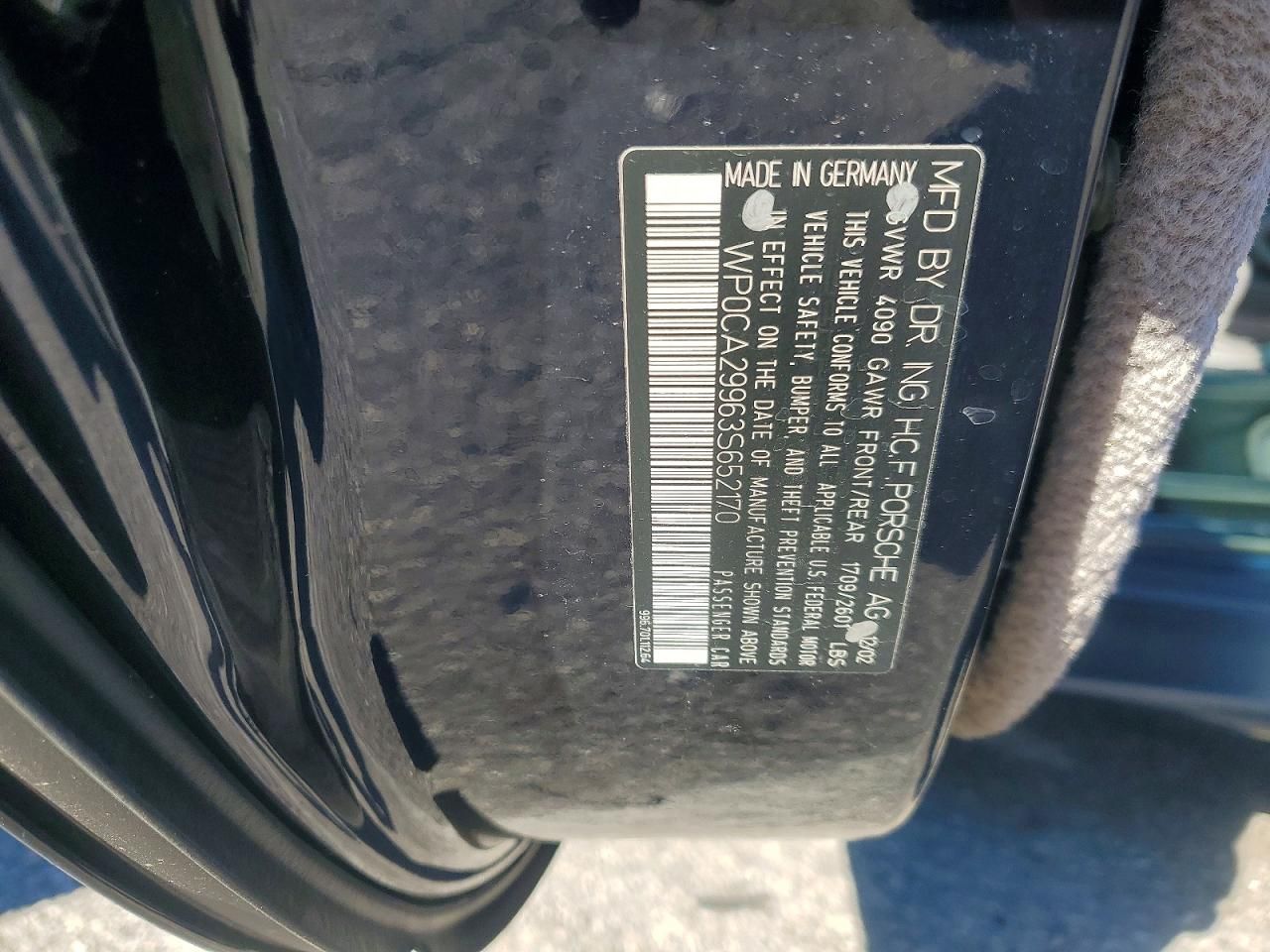 2003 Porsche 911 Carrera 2