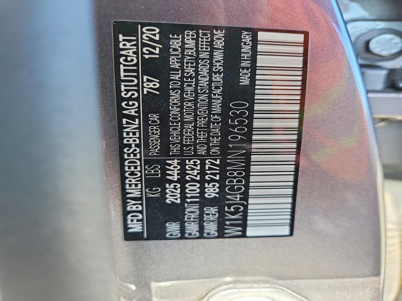 2021 Mercedes-Benz Cla 250