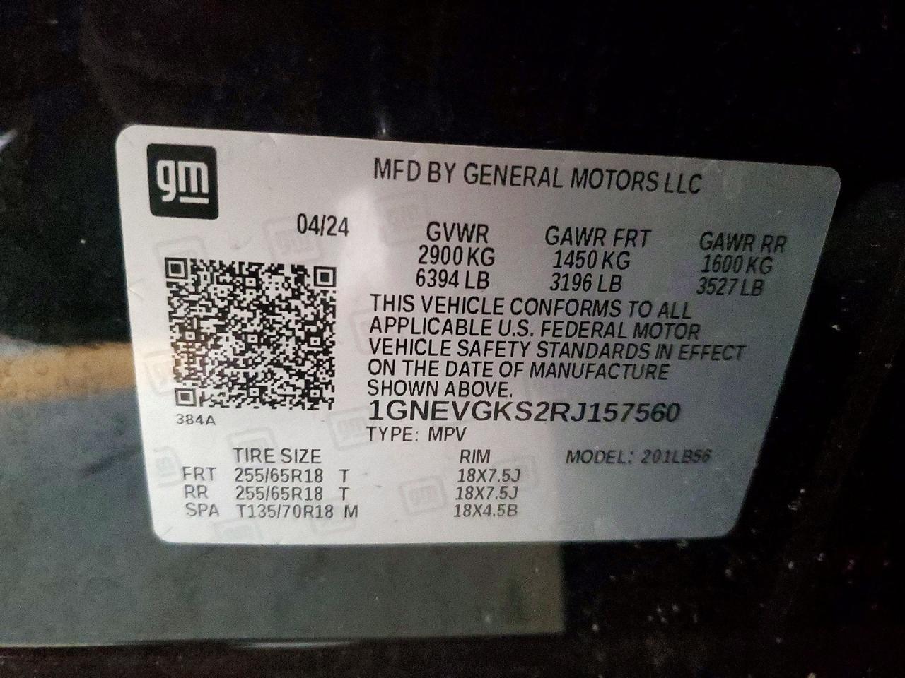 2024 Chevrolet Traverse lt
