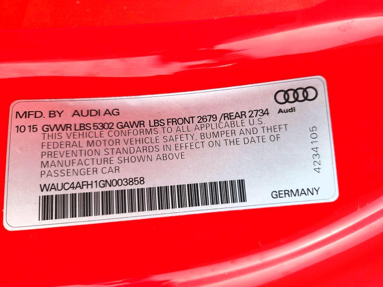 2016 Audi S5 Premium Plus
