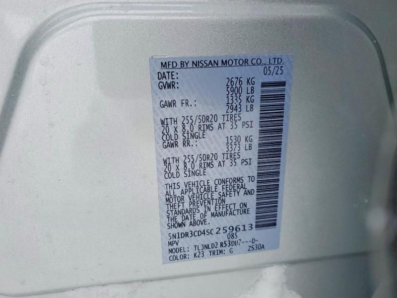 2025 Nissan Pathfinder sl