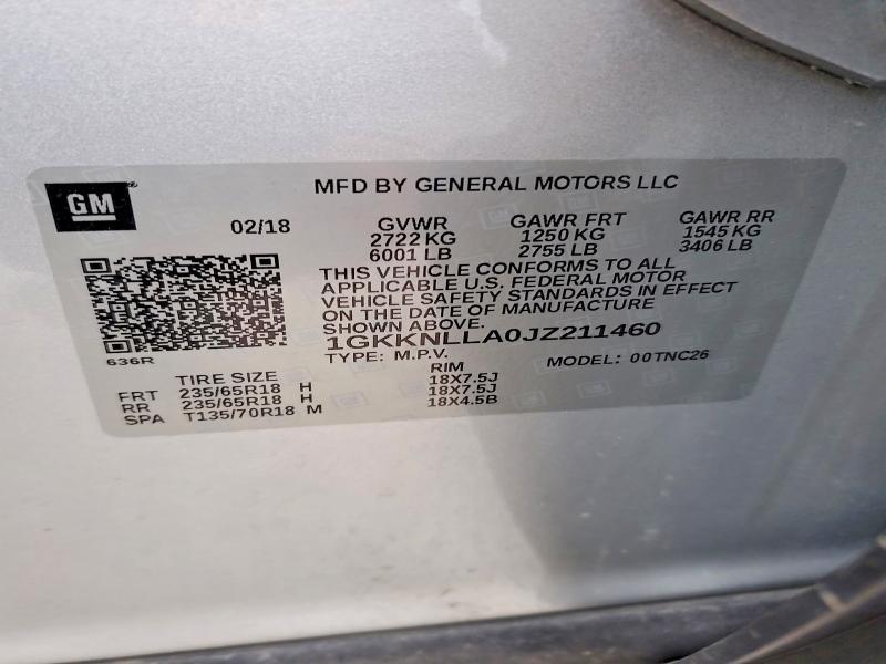 2018 GMC Acadia sle