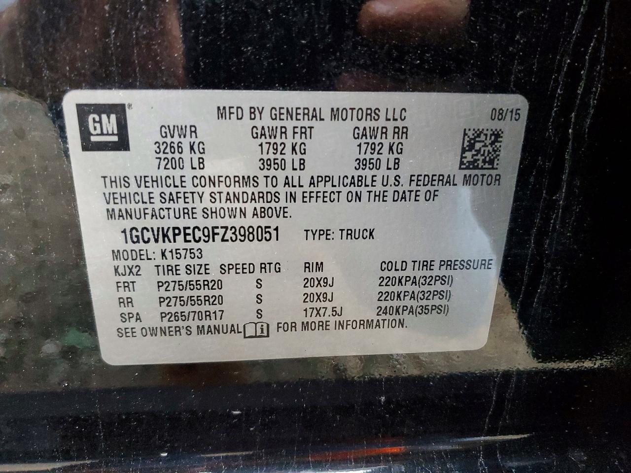2015 Chevrolet Silverado K1500