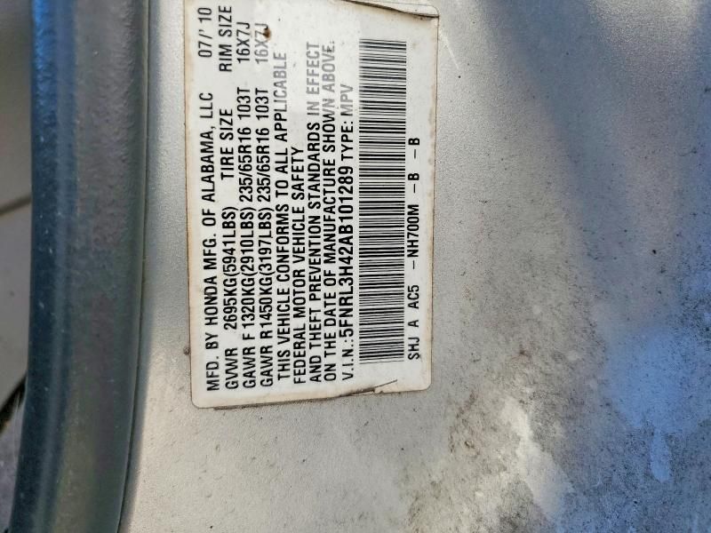 2010 Honda Odyssey ex