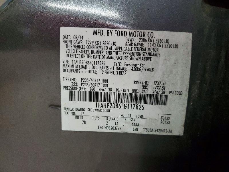 2015 Ford Taurus se
