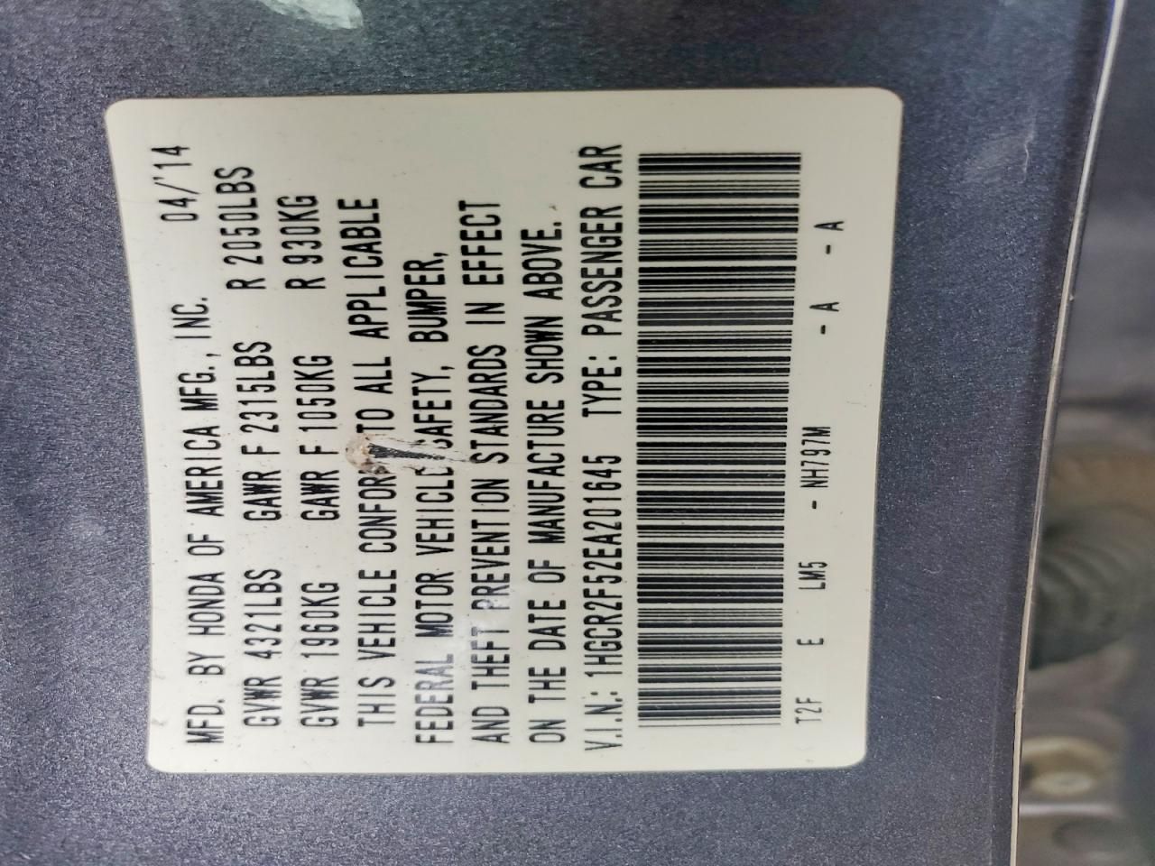 2014 Honda Accord Sport