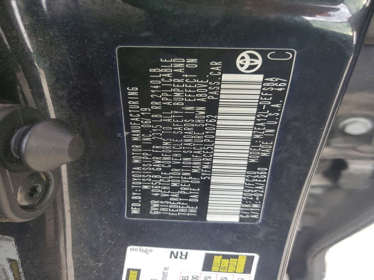 2020 Toyota Corolla se