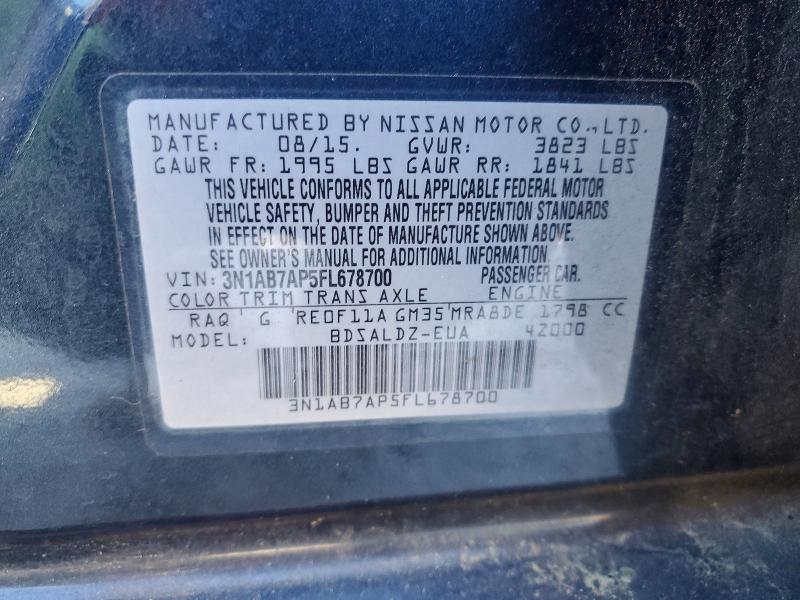 2015 Nissan Sentra s
