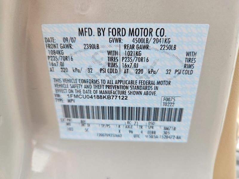 2008 Ford Escape Limited