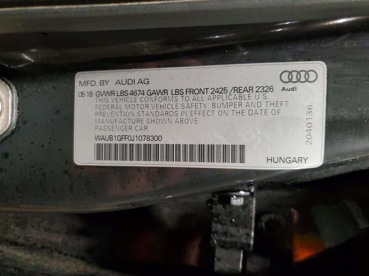 2018 Audi S3 Premium Plus